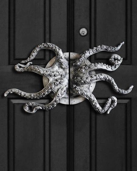 章鱼门把手设计创意章鱼设计成门把手-创意生活 创意生活 第2张